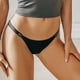 thumbnail image 4 of FINETOO-bragas de algodón para mujer, ropa interior Sexy con letras en la cintura, lencería femenina, tanga, 3 uds./Set, 4 of 5