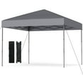 thumbnail image 1 of Costway 10 X 10 FT Pop up Canopy Tent with Portable Carrying Bag, 8 Stakes, 4 Wind Ropes, 1 of 10