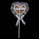 thumbnail image 4 of Toppers para Cumpleaños Boda Perfecl Amor Forma Encaje Cupcake Pick Decoración, 4 of 8