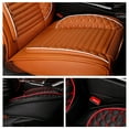 thumbnail image 5 of Maidao Car Seat Covers Full Set Leather for BMW for 7series 2008-Present 5 Seats Water Resistant Front Rear Cushion Protector Cayenne yellow, 5 of 6