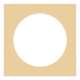 thumbnail image 3 of Beige Picture Frame Mat for 20x20 Frames - Circle Opening for 8x8 Photos - 1 Mat, 3 of 7