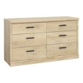 thumbnail image 2 of Pemberly Row Commode Moderne en Bois Manufacturé à 6 Tiroirs en Chêne Prime, 2 of 13