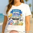 thumbnail image 2 of Artistic Florida State Themes and Landmarks T-Shirt, Tee for History and Travel Lovers, 2 of 6