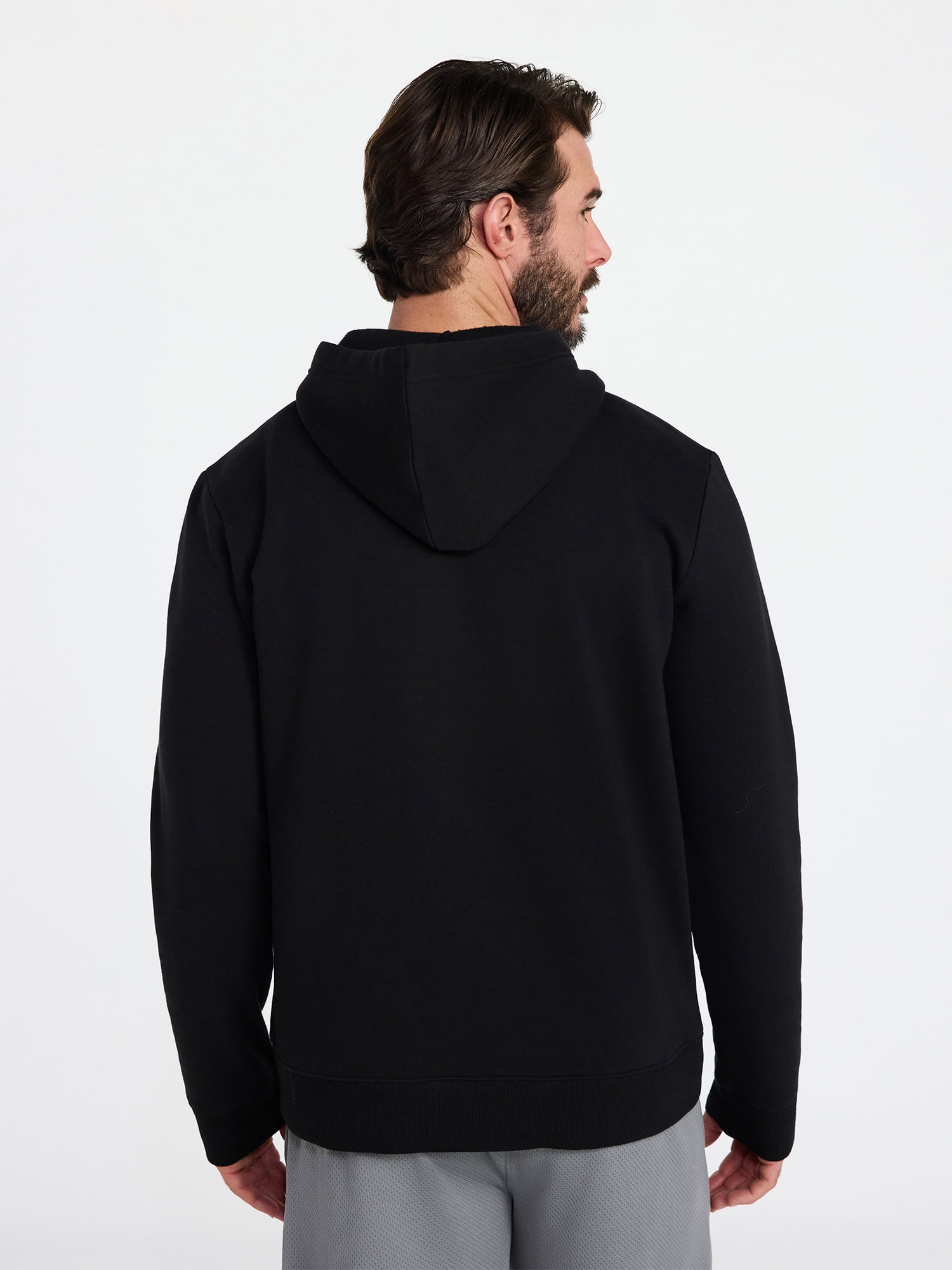 Athletic Works Men's & Big & Tall Men's Fleece Hoodie Sweatshirt, Sizes XS-4XLT