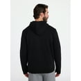 thumbnail image 3 of Athletic Works Men's & Big & Tall Men's Fleece Hoodie Sweatshirt, Sizes XS-4XLT, 3 of 5