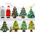 thumbnail image 4 of Felt Christmas Tree, New Handmade Felt Christmas Tree, DIY Decoration Felt Christmas Tree for Kids (Type C), 4 of 5