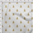 thumbnail image 2 of oneOone Silk Tabby Fabric Christmas Tree Ikat Decor Fabric Printed BTY 42 Inch Wide, 2 of 3