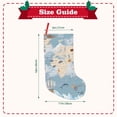 thumbnail image 3 of Lsque Animals Travel World Map Pattern 18 Inch Christmas Stockings, Festive Holiday Stocking for Christmas Decorations Holiday Decor, 3 of 8