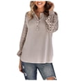 thumbnail image 1 of Tops Para Mujer Camisas de Manga Larga Otoño Moda Casual Sólido Camiseta Blusa Jersey Odeerbi ODB150728, 1 of 8