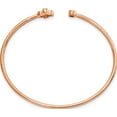 thumbnail image 2 of 14K Rose Gold Lab Grown Diamond Si1/Si2, G H I, Floral Flexible Bangle Made In India bm9150-016-rlg, 2 of 5