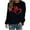 Black, variant on cfhntfmh Valentines' Day Shirts for Women Cute Hearts Printed Long Sleeve Pullover Tops Casual Crewneck Fall Winter T-Shirts