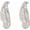 Silver, variant on Teardrop Crysatal Earrings for Women Vintage Front Back Rhinestone Waterdrop Earrings Shiny Irregular Cubic Zirconia Drop Earrings Dainty Jewelry Gifts