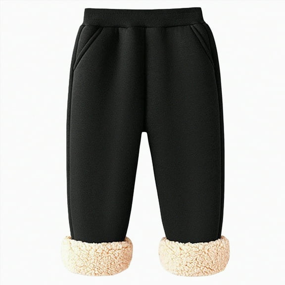 Hessimy Big Boys' Jeans Pull-On Soft Denim Pants Stretch Waist Casual Wear School Pants (Black,5-6 Years)