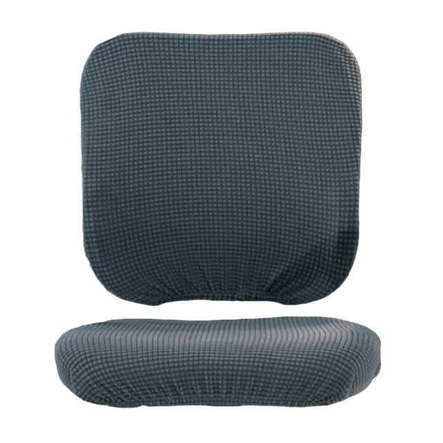 Funda para silla de ordenador de oficina Sunnimix con Forro suave y Removible Gris