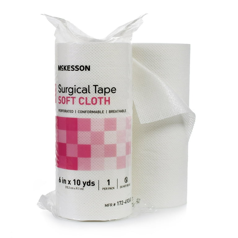McKesson Medical Tape - Perforated Soft Cloth Surgical Tape - Simply Medical