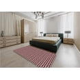 thumbnail image 5 of Ahgly Company Machine Washable Indoor Square Transitional Flamingo Pink Area Rugs, 4' Square, 5 of 7