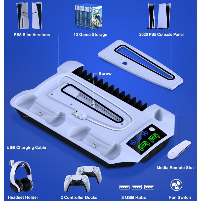 Beboncool PS5 Slim Cooling Stand with Dual Charger photo 7