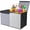 Light Grey, variant on odorsTT Extra Large Toy Box, Collapsible Sturdy Toy Storage Organizer with Lids, Dinosaur Toy Box for Boys Girls, Kids Toy Chest Bin Box Baskets for Living Room, Playroom, Bedroom, Nursery - Pink