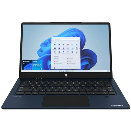 Gateway Ultra Slim Notebook, 14.1" FHD Touchscreen Display, Intel Core i5-1235U Up to 4.40 GHz, 8GB RAM, 512GB SSD, Fingerprint Scanner, Tuned by THX Audio, 2MP Camera, USB-C, HDMI, Win 11 Pro, Blue