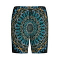 thumbnail image 4 of Wukai Mandala Men’s Short Pajama Pants With Pockets Soft Sleep Pj Shorts for Men-Medium, 4 of 6