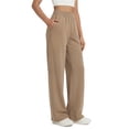 thumbnail image 3 of Fantaslook Womens Wide Leg Pants with Pockets High Waisted Casual Lounge Pants Work Office Pants, 3 of 9