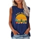 thumbnail image 1 of Camiseta holgada sin mangas con cuello redondo y estampado de moda para mujer Fridja gh4065, 1 of 4