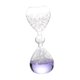 thumbnail image 3 of Temporizador de reloj de arena con burbujas, decoración de mesa, acento creativo, líquido de vidrio Violeta, 3 of 9