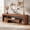 Brown, variant on Fnova 62.99" TV Stand with Open Storage Shelves, Rustic Brown Entertainment Center with Thick MDF Board, Modern Farmhouse Media Console Table, Living Room Storage Organizer Furniture
