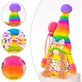 thumbnail image 3 of Muñeca Gnomo Arcoiris - Cumpleaños - Muñeca Decorativa - Tomte Sueco - Escandinavo - Elfo - Decoración - B, 3 of 5