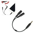 thumbnail image 4 of 3.5mm Stereo Jack Microphone Audio Cable Splitter Adapter for Phone Camera, 4 of 5