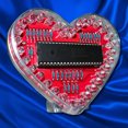 thumbnail image 4 of Proyecto de soldadura LED en forma de corazón para estudiantes principiantes. Kit electrónico de bricolaje con LED RGB. Regalo para tu pareja., 4 of 8