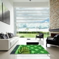 thumbnail image 7 of Ahgly Company Machine Washable Indoor Square Transitional Forest Green Area Rugs, 8' Square, 7 of 7