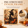 thumbnail image 4 of AEL Kit de Pintura de Diamantes de Halloween, 8 x 8 in Arte de Cristal Enmarcado DIY, Bruja, 4 of 6