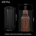 thumbnail image 2 of 200Pcs Shrink Bands, 61*103mm Clear Perforated Shrink Bands, Heat Shrink Wrap Bands for Bottles, 2 of 7