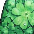 thumbnail image 2 of Drawstring Backpack St Patricks Day Favors Sports Backpack Shamrock Sackpack Irish Party Favors Gift, 2 of 2