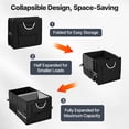 thumbnail image 3 of WLRETMCI Trunk Organizer for Car and SUV Collapsible Car Organizers and Storage with Lid Truck Accessories Interior Grocery Holder, 72L, 3 of 9