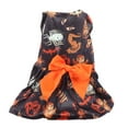 thumbnail image 1 of Vestido de fiesta para cachorros ANGGREK Vestido de perro divertido de Halloween con patrón único de poliéster para vacaciones, 1 of 7