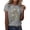 Grey, variant on Wildflower Graphic Tees for Women 2026 Summer Casual Short Sleeve Crewneck Boho Flowers T Shirts