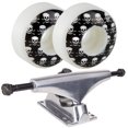 thumbnail image 2 of Cal 7 Skateboard Combo, 5.25" Silver Trucks, 52mm 99A Wheels, Bearings/Hardware Set (Crossbone Wheels), 2 of 2