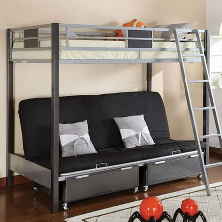 Mack Milo Abbottsmoor Twin Futon Bunk Bed Walmartcom