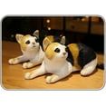 thumbnail image 3 of GENEMA 32cm/12inch Stuffed Cotton Plush Cat Doll Super Soft Realistic Kitty Doll Toy, 3 of 17