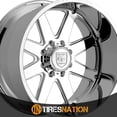 thumbnail image 4 of 22x14 Gear Off Road F70P1 Forged Polished Wheel 8x6.5 (-76mm), 4 of 5