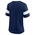 thumbnail image 3 of Women's Fanatics Heather Deep Sea Blue Seattle Kraken Clapper V-Neck Half-Sleeve T-Shirt, 3 of 3