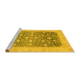thumbnail image 2 of Ahgly Company Machine Washable Indoor Rectangle Oriental Yellow Modern Area Rugs, 5' x 8', 2 of 4