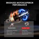 thumbnail image 5 of Taladro de impacto sin escobillas inalámbrico de 21 V, portabrocas de 3/8 pulgadas, destornillador Meterk Taladro eléctrico, 5 of 7