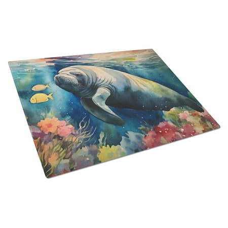 

Manatee Glass Cutting Board Large 12 in x 15 in