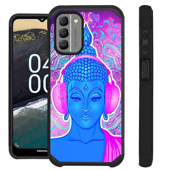 Compatible with Nokia G400 5G Hybrid Fusion Guard Phone Case Cover (Buddha Mandala)