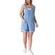 thumbnail image 2 of Inspire Chic Edición Mono de Mezclilla para Mujeres Sin Mangas Casual Suelto Pantalones Cortos de Jean con Bolsillos L Azul, 2 of 5