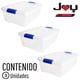 thumbnail image 5 of Caja de Almacenamiento Apilable, Pack de 3, para Organizador Armario, Juguetes, Ropa, con Broche y Tapa Duradera, 15 Litros de Capacidad, Transparente, 5 of 6