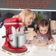 thumbnail image 3 of Mixer Slider Compatible with 5.5-8 QT Kitchen Aid Stand Mixers, Kitchen Countertop Storage Mover Sliding Caddy Mixer Slider Mat for Kitchen Aid Stand, 3 of 7